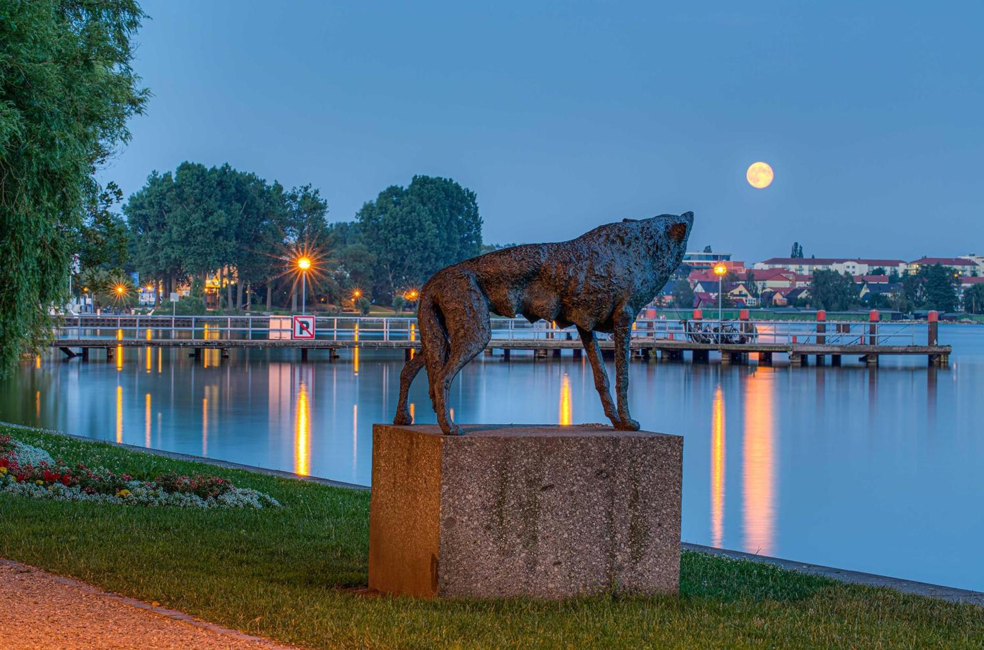 Mueritz Utkiek - Apartment Mit Seeblick & Balkon In Der Hafenresidenz วาเริน ภายนอก รูปภาพ